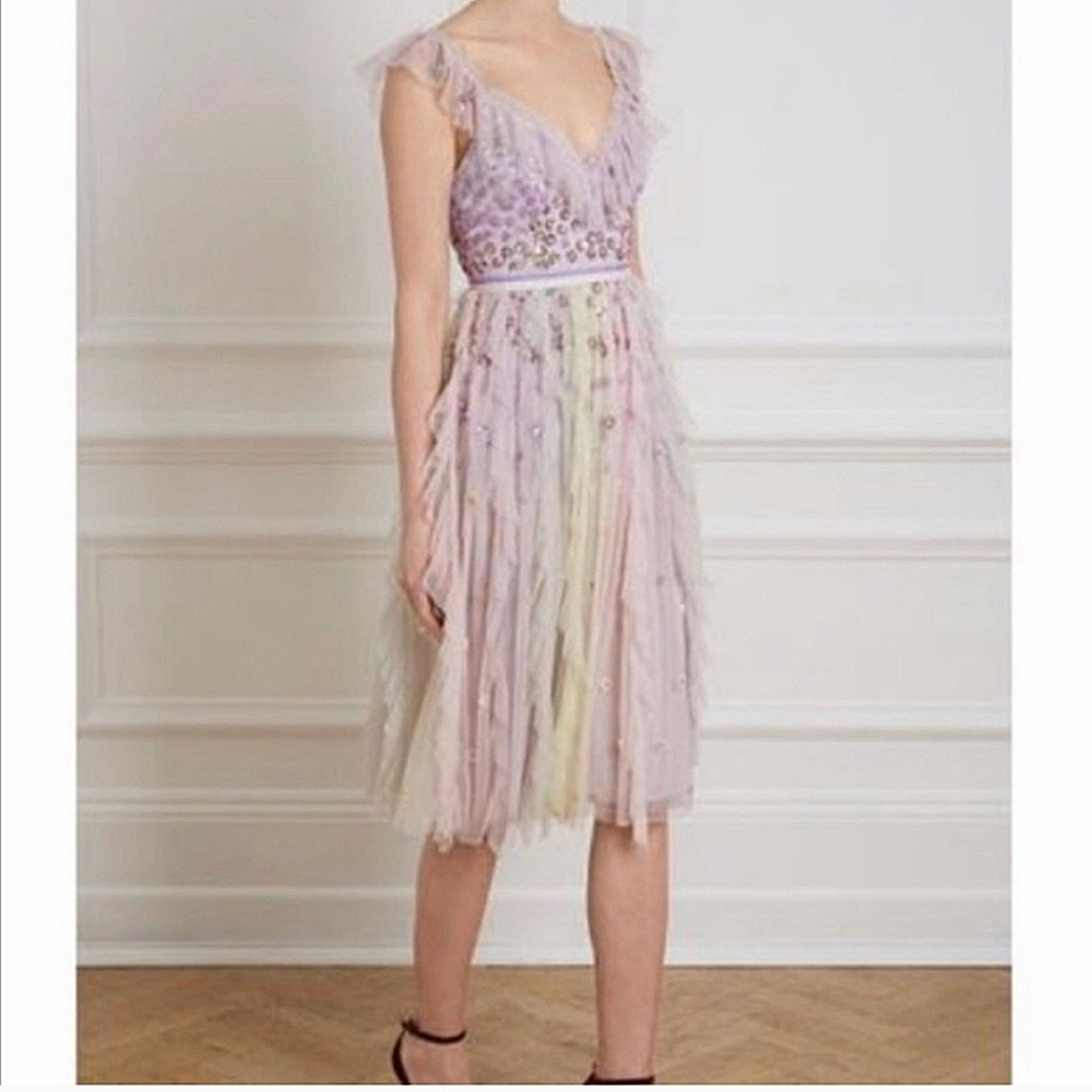 Needle & Thread Rainbow Mididress